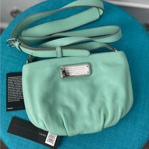 Marc by Marc Jacobs soft leather crossbody bag in mint green.No marks or stain.